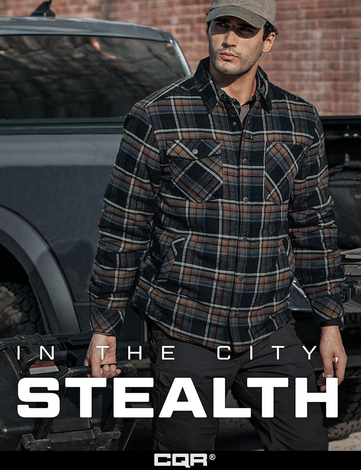 Men'S Plaid Flannel Shirt Jacket, Long Sleeve Soft Warm Sherpa/Quilted Lined Jacket, Outdoor Button Up/Zip-Front Jacket